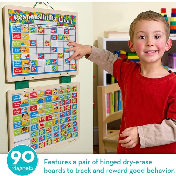 ❤️Magnetic Responsibility Chart❤️ Like New❤️ - Picture 3 of 7